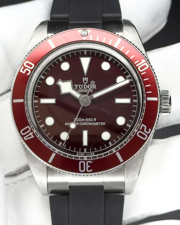 No Reserve - 2025 Tudor Black Bay '58 39MM Burgundy Dial Rubber Strap (7939A1A0RU)