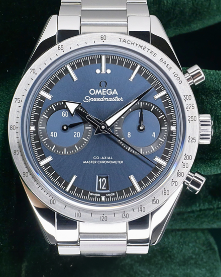 Omega Speedmaster '57 40.5MM Blue Dial Steel Bracelet (332.10.41.51.03.001)