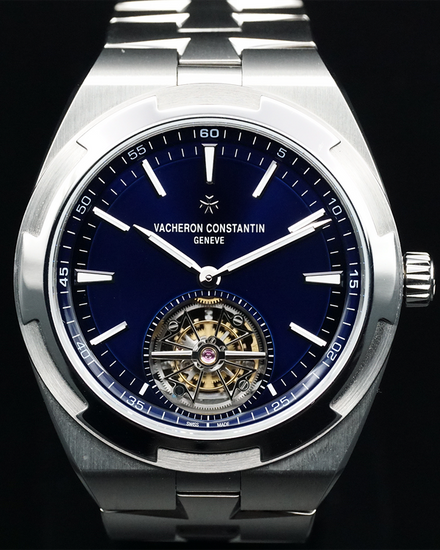 2024 Vacheron Constantin Overseas Tourbillon 42.5MM Blue Dial Steel Bracelet (6000V/110A-B544)