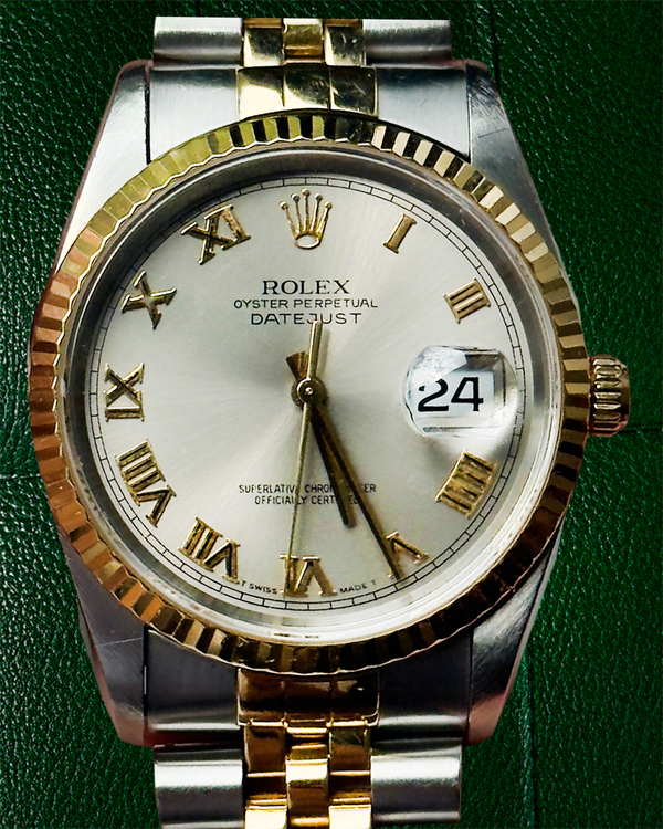 Rolex Datejust 36MM Grey Dial Two-Tone Jubilee Bracelet (116233)