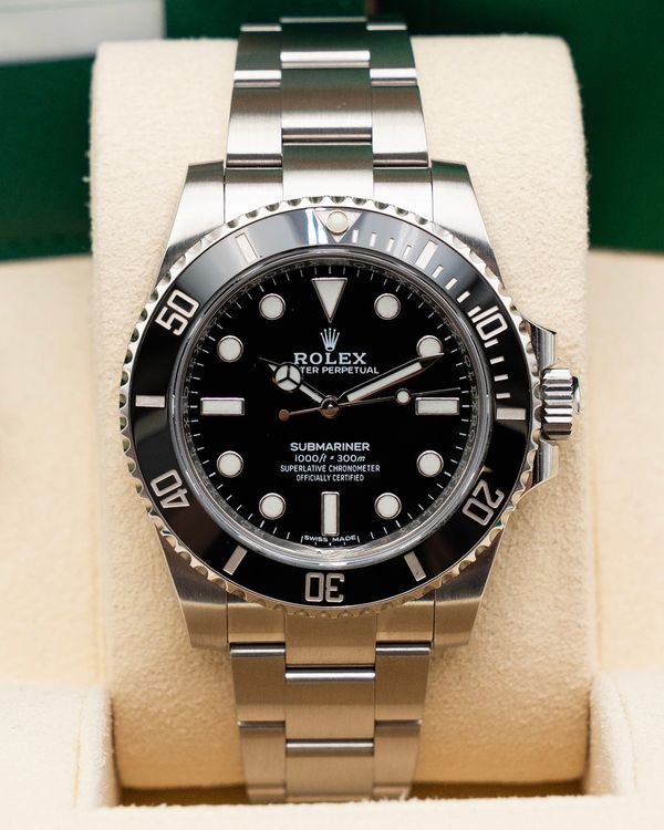 2019 Rolex Submariner No-Date 40MM Black Dial Oyster Bracelet (114060)