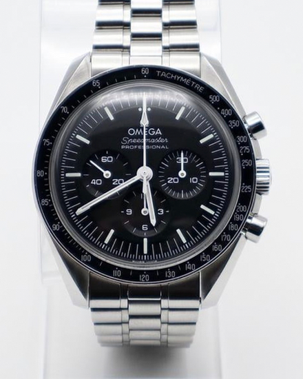 2023 Omega Speedmaster Professional Moonwatch 42MM Black Dial Steel Bracelet (310.30.42.50.01.001)