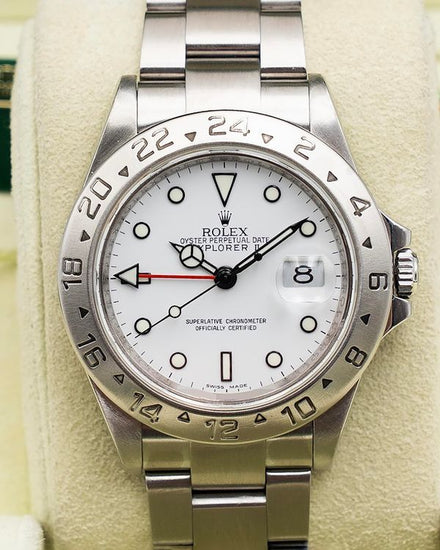 2010 Rolex Explorer II "Polar" 40MM White Dial Oyster Bracelet (16570)