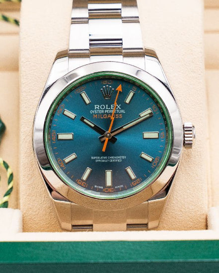 2015 Rolex Milgauss 40MM Blue Dial Oyster Bracelet (116400GV)