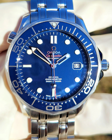 Omega Seamaster Diver 300M 41MM Blue Dial Steel Bracelet (212.30.41.20.03.001)