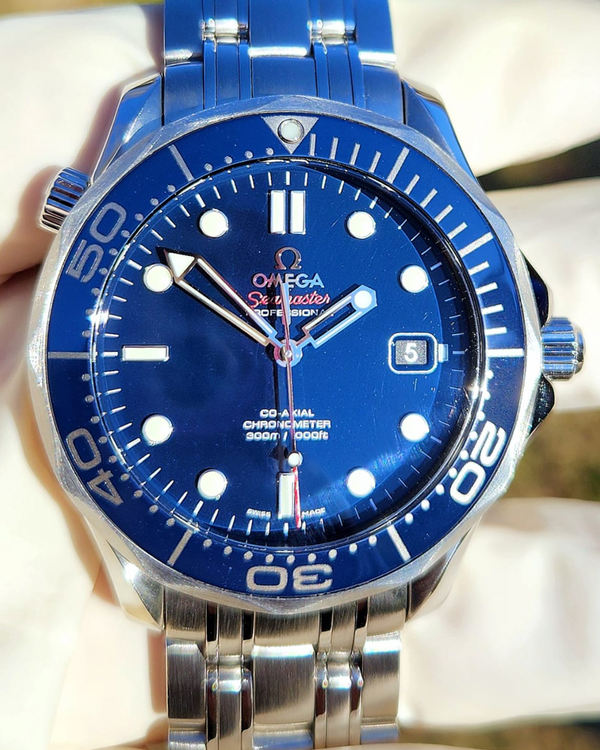 Omega Seamaster Diver 300M 41MM Blue Dial Steel Bracelet (212.30.41.20.03.001)