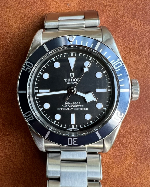 (WORKING) 2018 Tudor Black Bay Heritage 41MM Blue Dial Steel Bracelet (79230B)