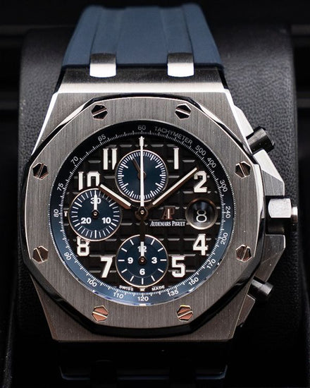 Audemars Piguet Royal Oak Offshore Chronograph "Batman" 42MM Black Dial Rubber Strap (26470ST.OO.A028CR.01.A)