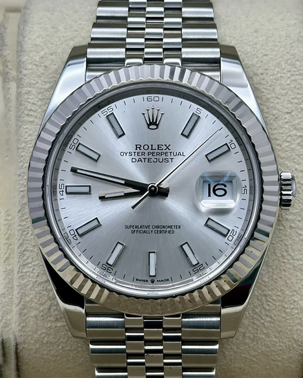 2026 Rolex Datejust 41MM Silver Dial Jubilee Bracelet (126334)