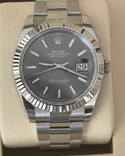 2026 Rolex Datejust 41MM Black Dial Oyster Bracelet (126334)