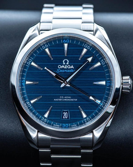 2023 Omega Seamaster Aqua Terra 150M 41MM Blue Dial Steel Bracelet (220.10.41.21.03.001)