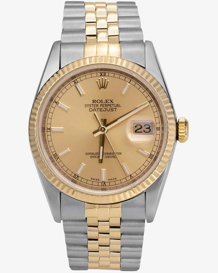 Rolex Datejust 36MM Champagne Dial Two-Tone Jubilee Bracelet (116233)