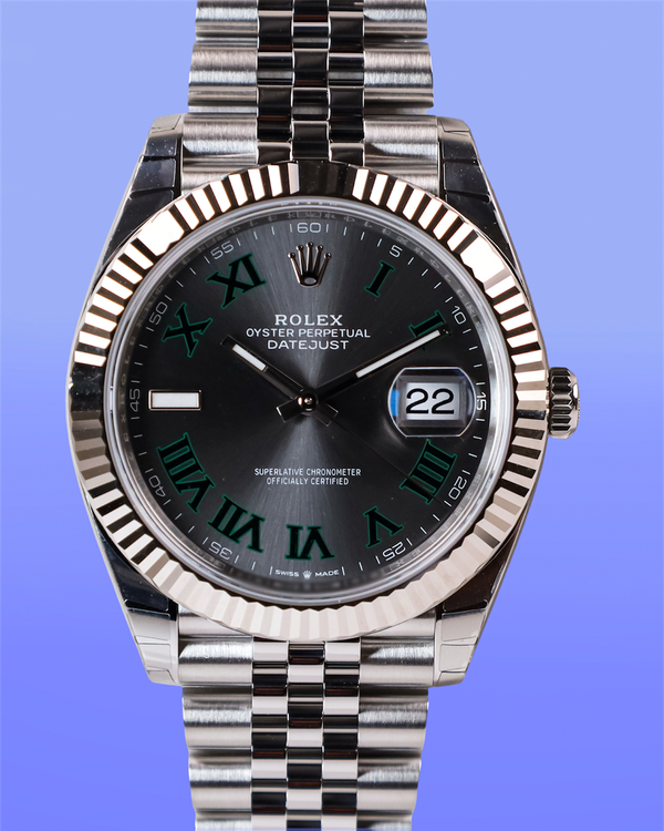 2026 Rolex Datejust "Wimbledon" 41MM Slate Dial Jubilee Bracelet (126334)