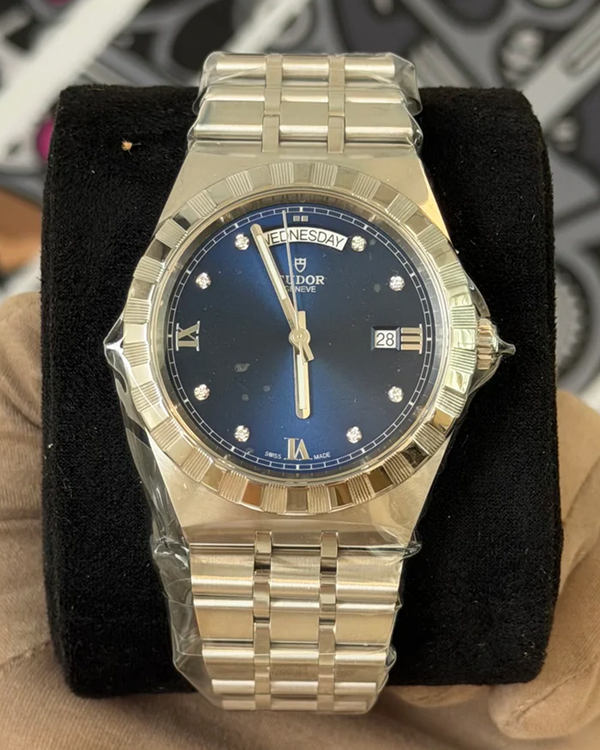 2026 Tudor Royal 41MM Blue Diamond Dial Steel Bracelet (28600)