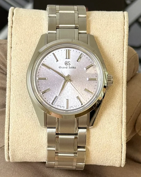 2025 Grand Seiko Heritage "Kiri" 36.5MM Purple Dial Steel Bracelet  (SBGW323)