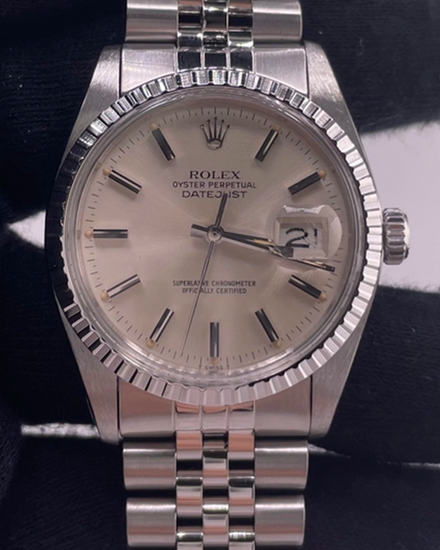 1981 Rolex Datejust 36MM Silver Dial Jubilee Bracelet (16030)