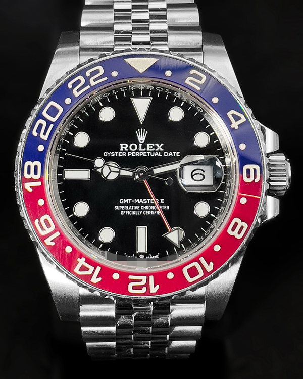 2021 Rolex GMT-Master II "Pepsi" 40MM Black Dial Jubilee Bracelet (126710BLRO)