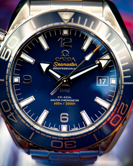 No Reserve - 2023 Omega Seamaster Planet Ocean 600M 43.5MM Blue Dial Steel Bracelet (215.30.44.21.03.001)