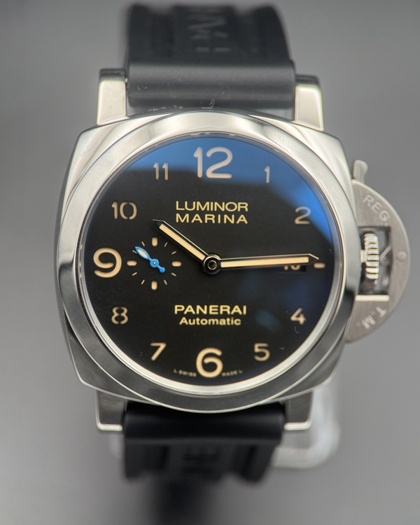 No Reserve - 2018 Panerai Luminor Marina 1950 3 Days 44MM Black Dial Rubber Strap (PAM01359)