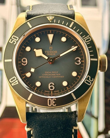 2021 Tudor Black Bay 43MM Grey Dial Leather Strap (79250BA)