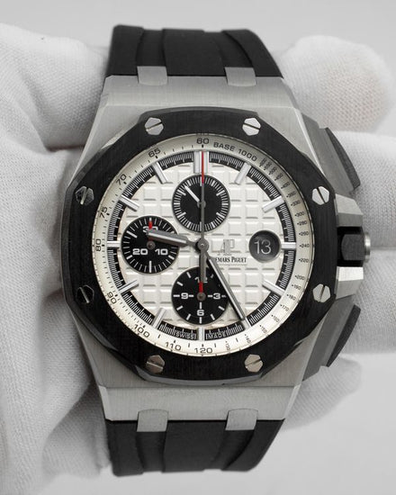 2016 Audemars Piguet Royal Oak Offshore Chronograph "Panda" 44MM White Dial Rubber Strap (26400SO.OO.A002CA.01)