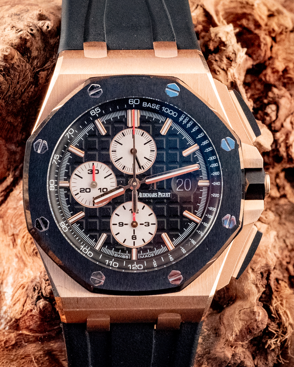 2012 Audemars Piguet Royal Oak Offshore Chronograph 44MM Black Dial Rubber Strap (26400RO.OO.A002CA.01)