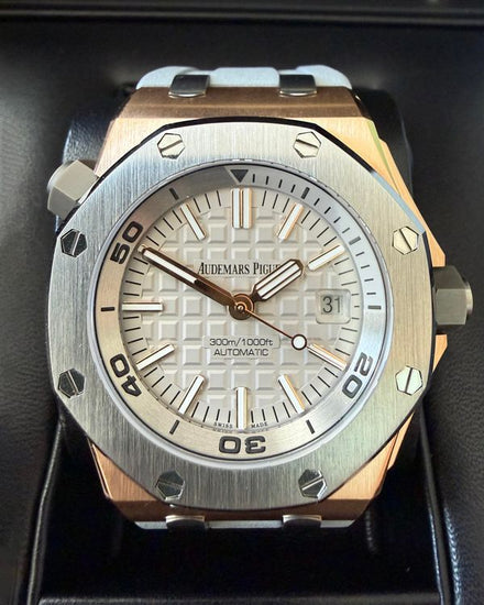 2019 Audemars Piguet Royal Oak Offshore "Japan Diver" L.E. 42MM Silver Dial Rubber Strap (15711OI.OO.A006CA.01)