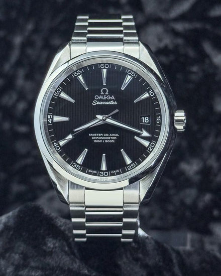 2015 Omega Seamaster Aqua Terra 150M 41.5MM Black Dial Steel Bracelet  (231.10.42.21.01.003)