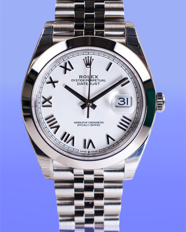 2026 Rolex Datejust 41MM White Dial Jubilee Bracelet (126300)