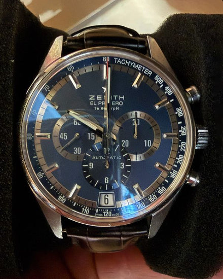 2011 Zenith El Primero 36'000 VpH L.E. 42MM Blue Dial Leather Strap (03.2041.400/51.C496)