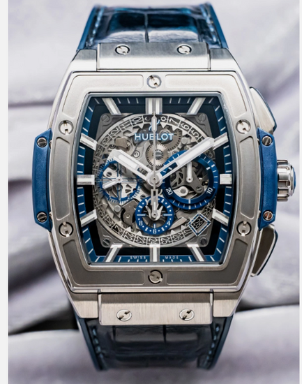 2020 Hublot Spirit Of Big Bang 45MM Skeleton Dial Leather Strap (601.NX.7170.LR)