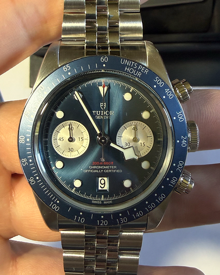 2024 Tudor Black Bay Chrono 41MM Blue Dial Steel Bracelet (79360B)