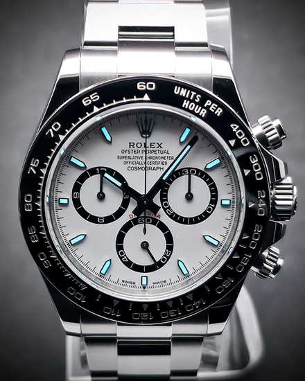 2025 Rolex Cosmograph Daytona "Panda" 40MM White Dial Oyster Bracelet (126500LN)