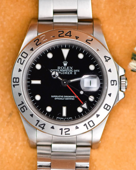 1994 Rolex Explorer II 40MM Black Dial Oyster Bracelet (16570)
