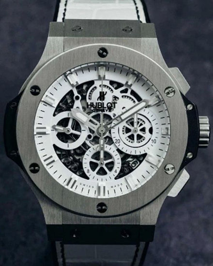 Hublot Big Bang "Aero Bang Garmisch" L.E. 44MM Skeleton Dial Leather Strap (311.SX.2010.GR.GAP10)
