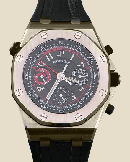 Audemars Piguet Royal Oak Offshore "Alinghi Polaris" L.E. 44MM Black Dial Rubber Strap (26040ST.OO.D002CA.01)