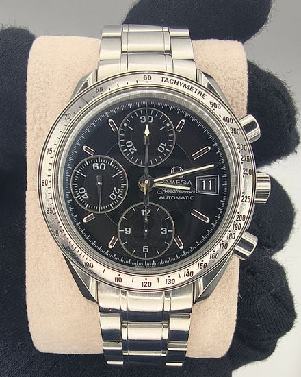 Omega Speedmaster Date 39MM Black Dial Steel Bracelet (3513.50.00)