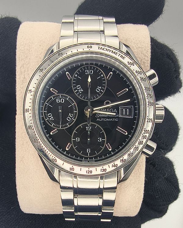 Omega Speedmaster Date 39MM Black Dial Steel Bracelet (3513.50.00)