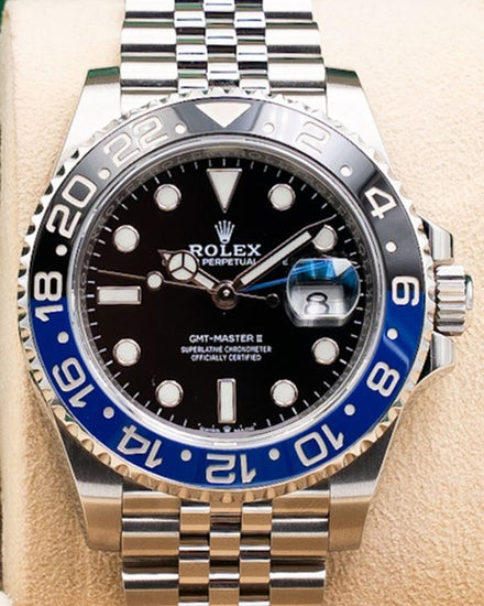 2021 Rolex GMT-Master II "Batgirl" 40MM Black Dial Jubilee Bracelet (126710BLNR)