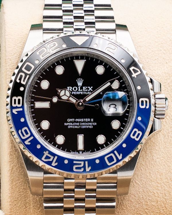 2021 Rolex GMT-Master II "Batgirl" 40MM Black Dial Jubilee Bracelet (126710BLNR)