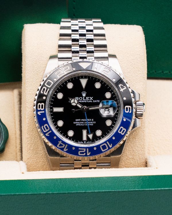 2021 Rolex GMT-Master II "Batgirl" 40MM Black Dial Jubilee Bracelet (126710BLNR)