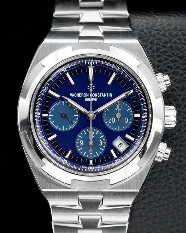 2020 Vacheron Constantin Overseas Chronograph 42.5MM Blue Dial Steel Bracelet (5500V/110A-B148)