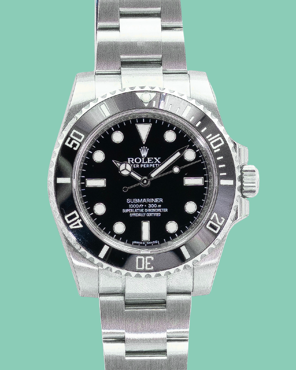 2017 Rolex Submariner No-Date 40MM Black Dial Oyster Bracelet (114060)
