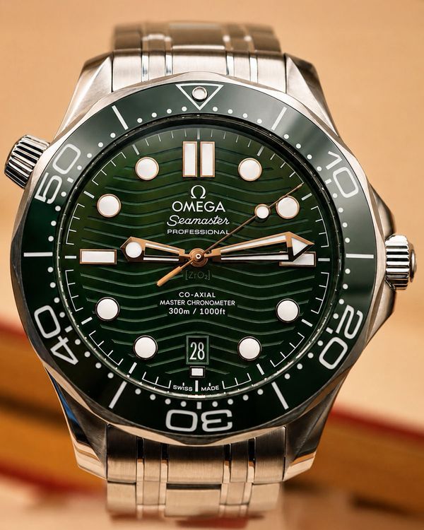 2025 Omega Seamaster Diver 300M "Seaweed" 42MM Green Dial Steel Bracelet (210.30.42.20.10.001)
