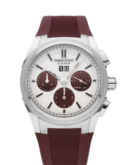 2026 Parmigiani Fleurier Tonda GT 42MM Silver Dial Rubber Strap (PFC906-1020002-400181)