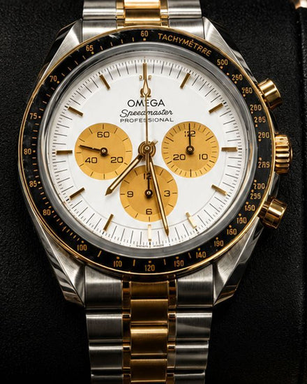 Omega Speedmaster Professional Moonwatch 42MM Silver Dial Two-Tone Bracelet (310.20.42.50.02.001)