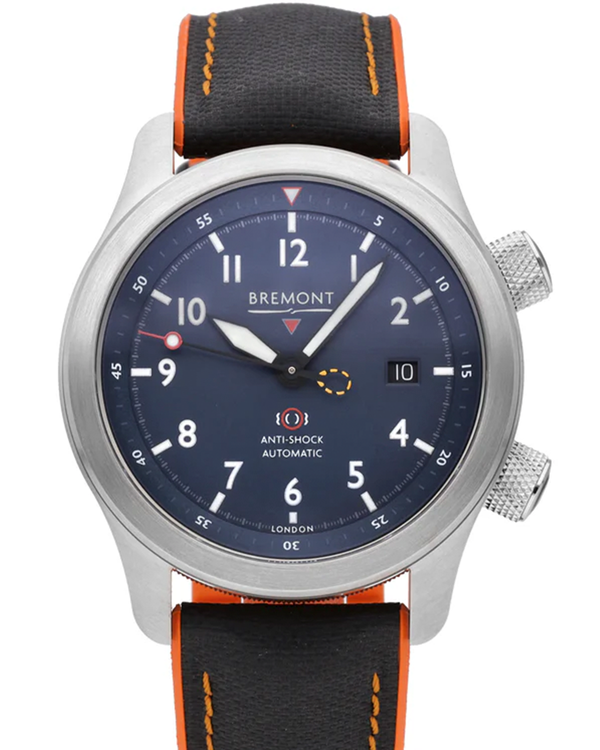 Bremont MB 43MM Blue Dial Textile Strap (MBII-SS-BL-C-O-P-11R)