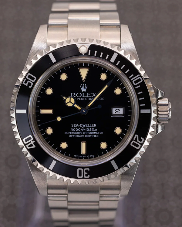 1997 Rolex Sea-Dweller 4000 40MM Black Dial Oyster Bracelet (16600)