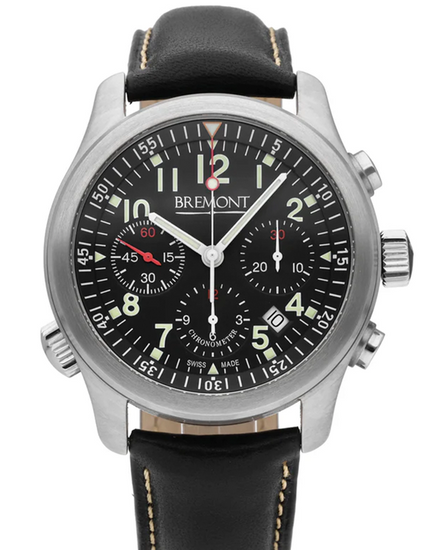 Bremont ALT1-P2 43MM Black Dial Leather Strap (ALT1-P-BK-S)