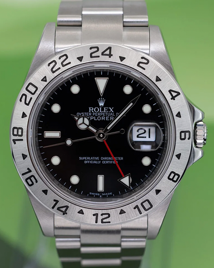 2007 Rolex Explorer II 40MM Black Dial Oyster Bracelet (16570)